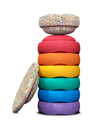 [551292] Stapelstein | Special Super Confetti Classic  Compleet Set 7 + 1 Gratis