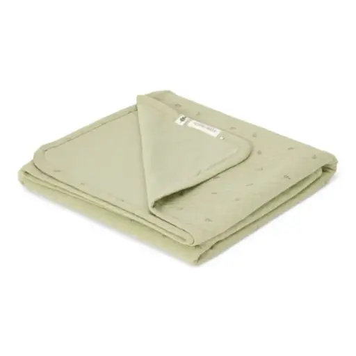 [551501] Little Dutch | Deken Wieg Pure Sage Leaves Zomer 70x100cm