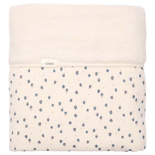 [551539] Koeka | Deken Ledikant Lugo Teddy Off White 100x150cm