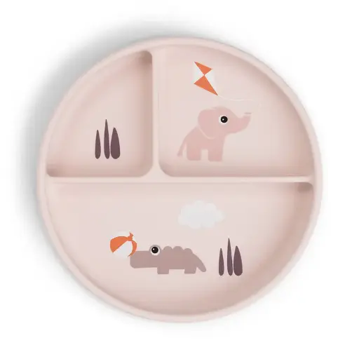 [551640] Done By Deer | Plat Bord Playground Powder Stick&Stay Met Vakverdeling Roze