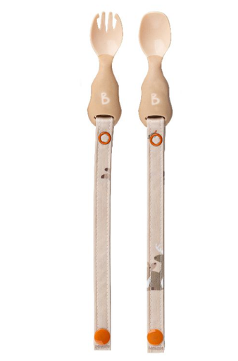 [551742] Bibado | Lepel/Vork Bestekset 2 delig Fawn