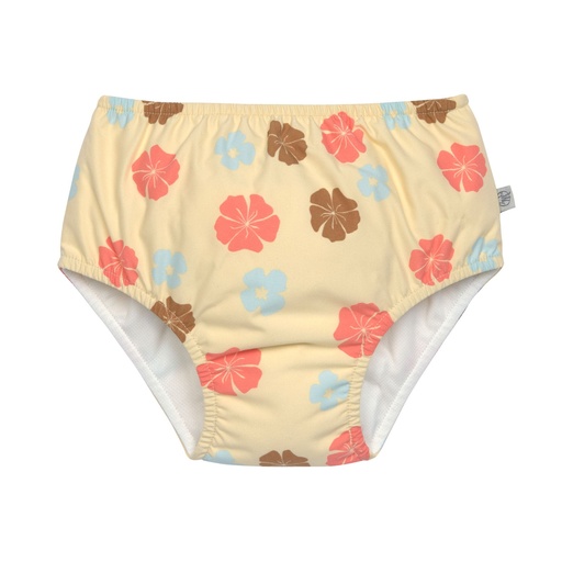 Laessig | Zwemslip Flowers Vanilla All Over Bloemen Zwemluier