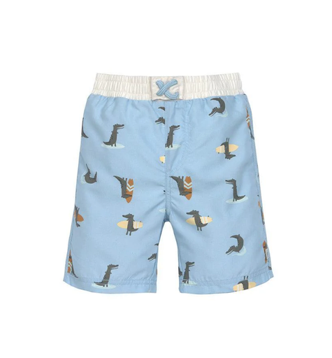 Laessig | Zwemshort Crocodile Sky Blue Surfshort