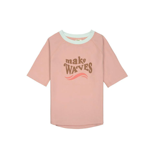 Laessig | Zwemshirt Rashguard Make Waves Peach