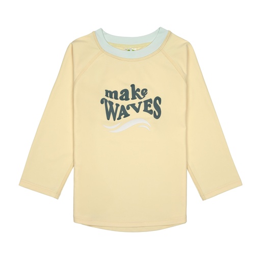 Laessig | Zwemshirt Rashguard Make Waves Vanilla Lange Mouw