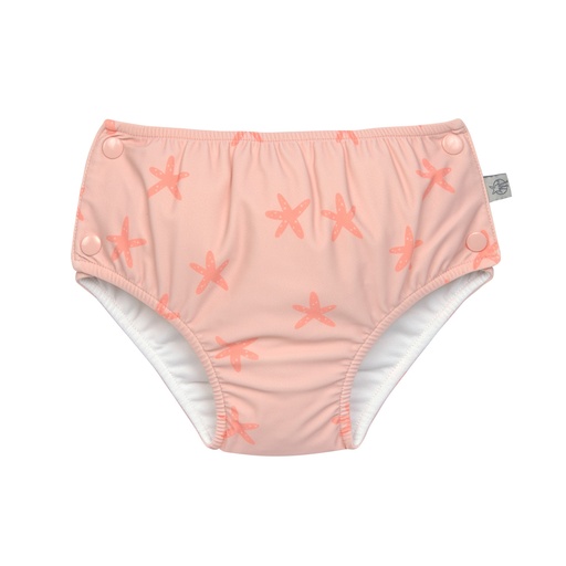 [551870] Laessig | Zwemslip Starfish Peach Snap Swim Diaper Zwemluier M62/68
