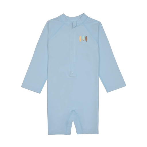 Laessig | Zwempak Sunsuit Sky Blue Lange Mouw