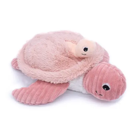 [552018] Les Ptipotos | Sauvenou Turtle Plushe Toy Mama & Baby Rose