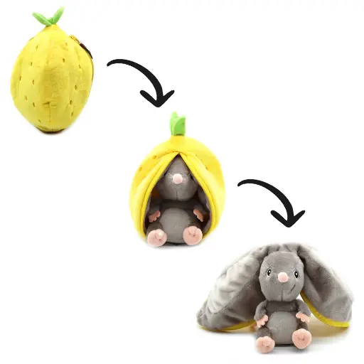 [552032] Flipetz | Knuffel Pluche Rocket the Mouse/Lemon 