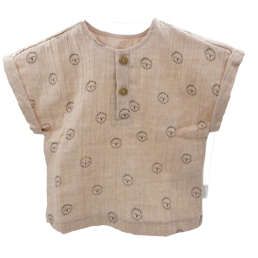 Maximo | Hemd Muslin Leeuw Ecru