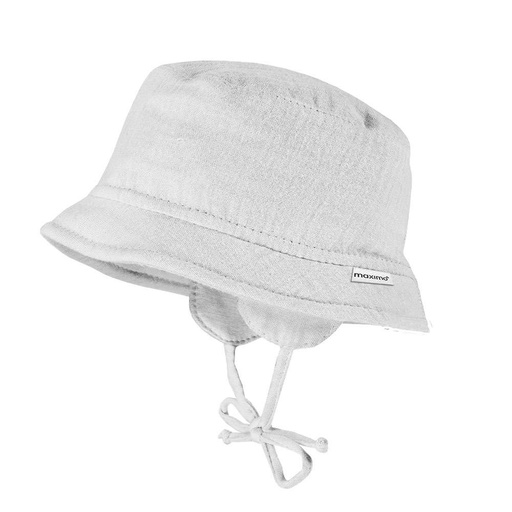 Maximo | Muts Zonnehoedje Muslin Wit