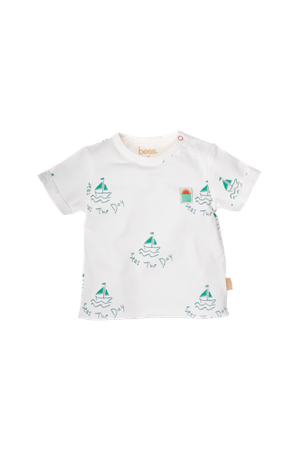 Bess | T-Shirt Boot Dessin All over Boten Korte Mouw