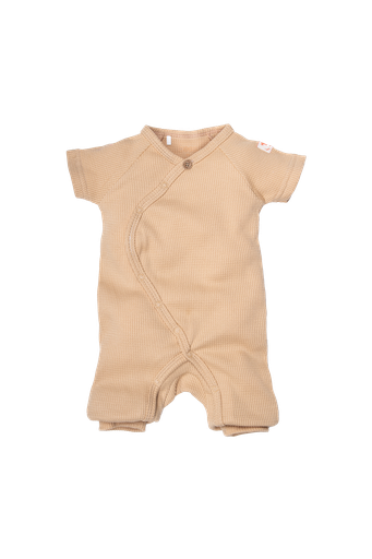 Bess | Kruippak Playsuit Wrap Waffle Croissant