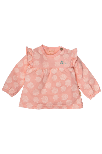 Bess | T-Shirt Shells Dessin Lange Mouw All Over Schelpen