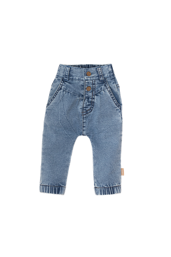 Bess | Broek Jog Denim Stone Wash Knopen