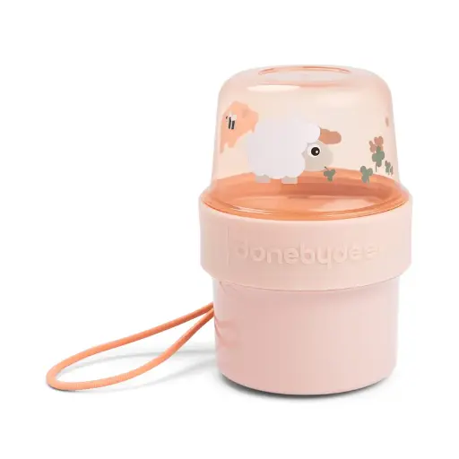 [552328] Done by Deer | Bewaarpotje To Go 2-way Tiny Farm Powder Snack Container S 150ml/150ml 
