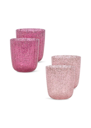 [552364] Konges Slojd | Drinkbeker Glitter Cup 4-pack