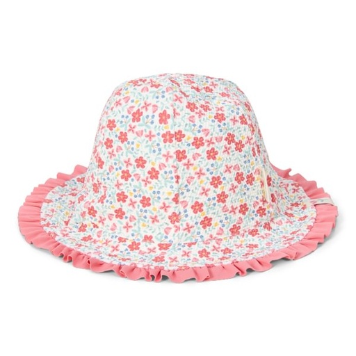 Little Dutch | Zonnehoedje Sunny Flowers Girls Omkeerbaar Multicolor