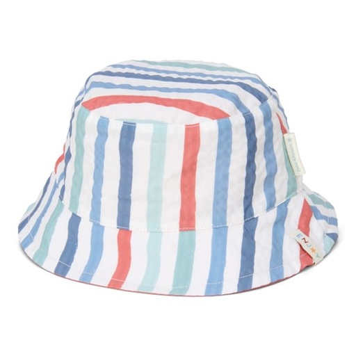 Little Dutch | Zonnehoedje Bucket hat Stripes Boys Multicolor