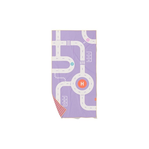 [552566] Quut | Play Towel M Road Lavender