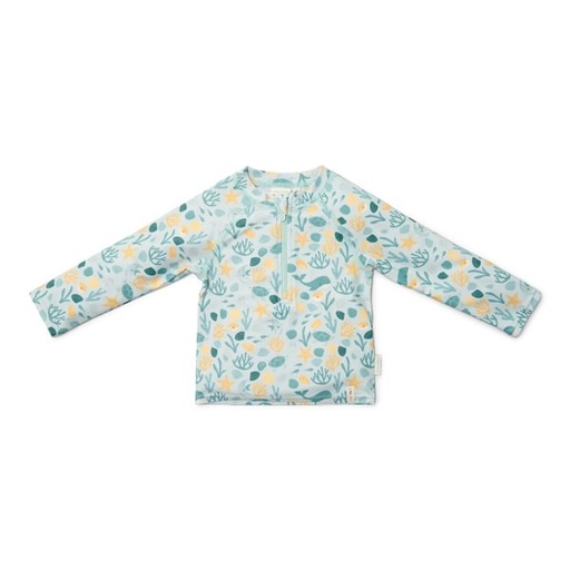 Little Dutch | Zwemshirt Seashells Boys Sunny Yellow
