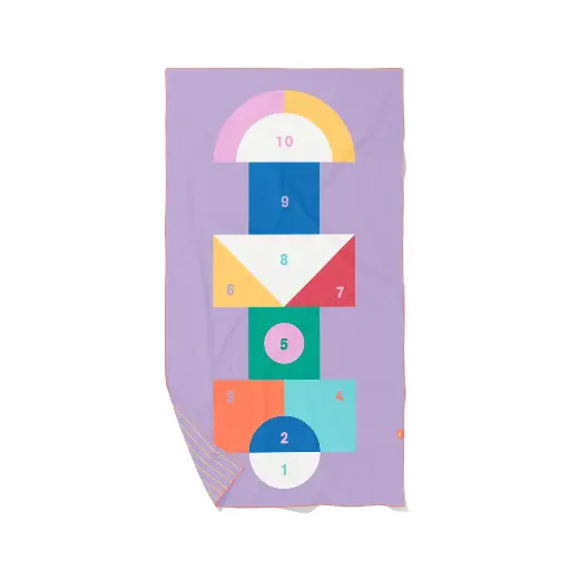 [552584] Quut | Strandhanddoek Play Towel L Hopscotch ( 180cm x 100cm )
