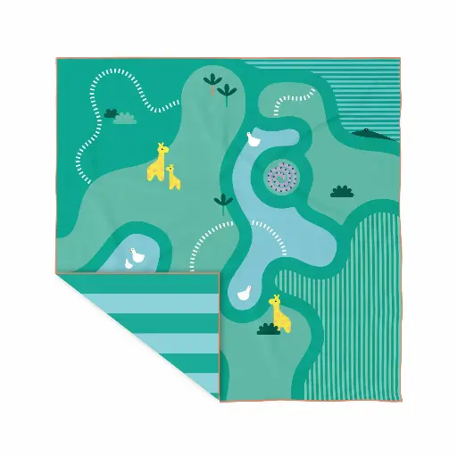 [552588] Quut | Strandhanddoek Play Towel Xl Safari ( 180cm x 180cm )