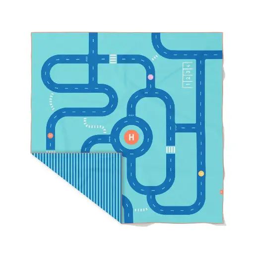 [552589] Quut | Strandhanddoek Playtowel XL Road 180x180cm