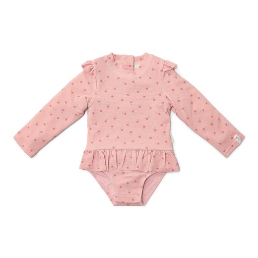 Little Dutch | Badpak Girls Sunny Flowers Blush