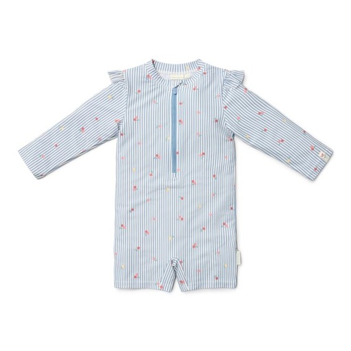 Little Dutch | Zwempak Girls Sunny Flowers Blue