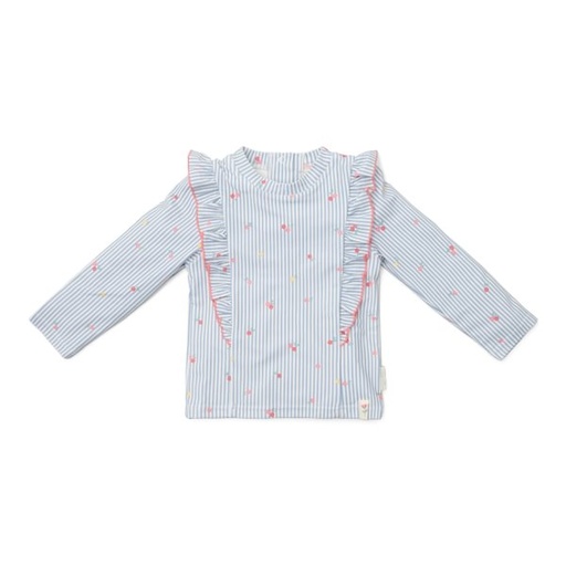Little Dutch | Zwemshirt Girls Sunny Flowers Blue