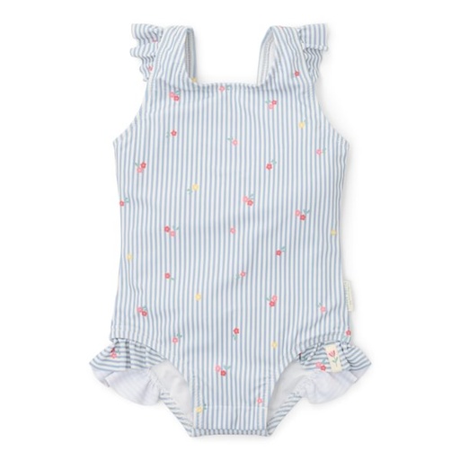 Little Dutch | Badpak Girls Sunny Flowers Blue