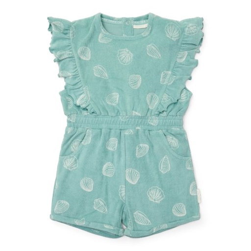 Little Dutch | Playsuit Girls Ocean Treasures Surf Blue