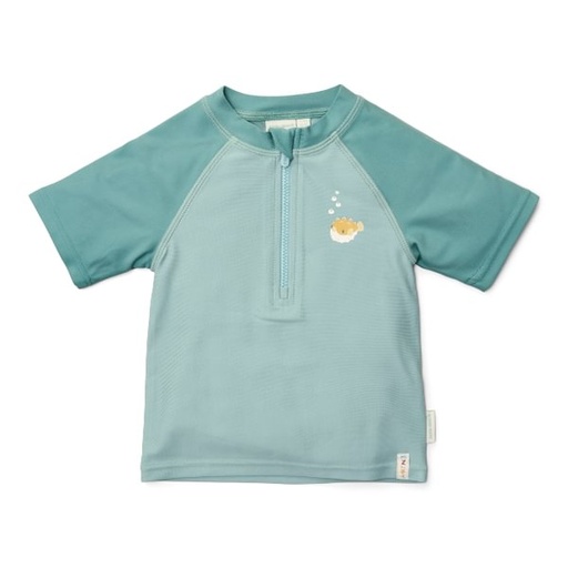 Little Dutch | Zwemshirt Boys Seashells Surf Blue