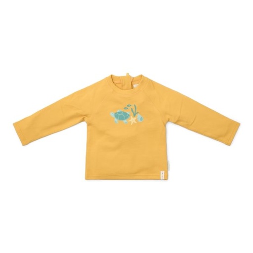 Little Dutch | Zwemshirt Boys Seashells Sunny Yellow