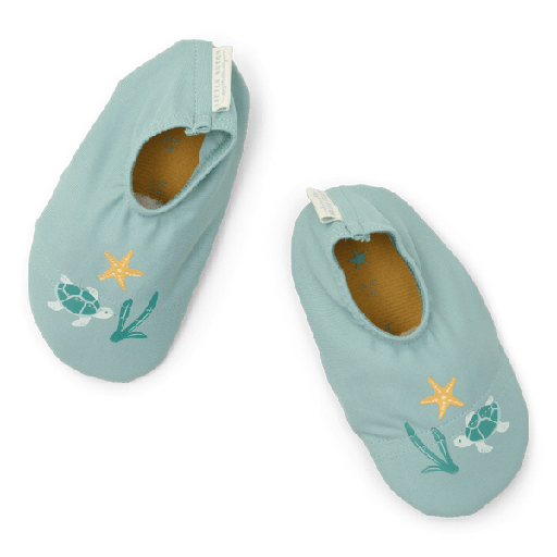 Little Dutch | Schoenen Strandschoenen Seashells Surf Blue
