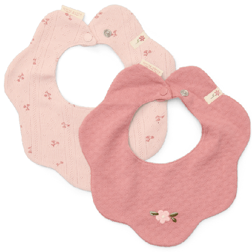 [553055] Little Dutch | Spuugdoekje Girls Roze 2-pack