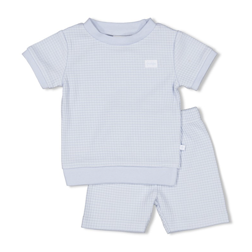 Feetje | Pyjame Shortama Wafel Summer Special Babyblue