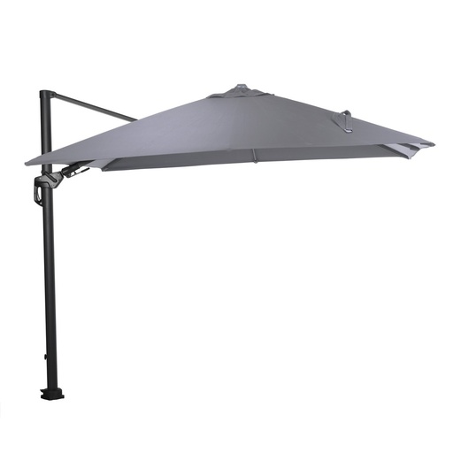 [553459] Garden Imp. | Parasol Hawaii Lumen Carbon Black/Licht Grijs 300x300cm