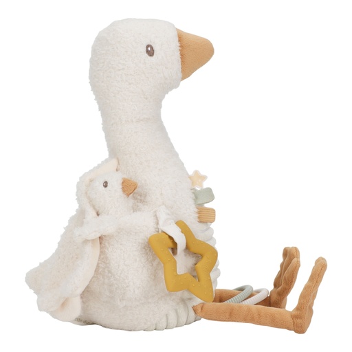 [553489] Little Dutch | Activiteitenknuffel Little Goose Activity Cuddle Toy 