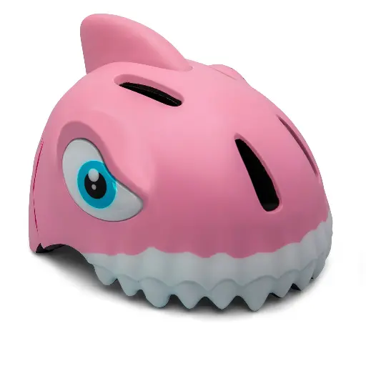 [553515] Crazy Safety | Fietshelm Shark Bicycle Helmet Pink