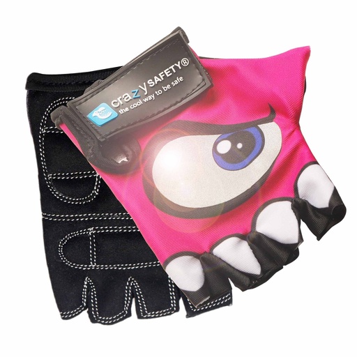[553524] Crazy Safety | Fietshandschoenen Pink Bicycle Gloves