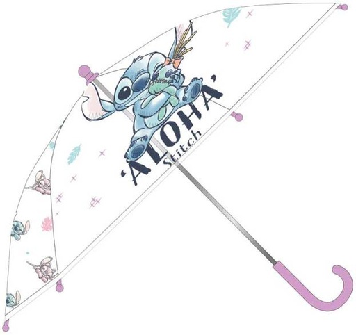 [553607] Lilo & Stitch | Paraplu Transparant 60xØ71cm