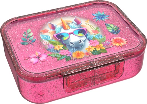 [553636] Lunch Buddies | Brooddoos Unicorn Flower 185x185x68mm