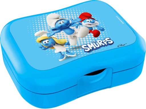 [553666] Smurfen | Brooddoos met Sticker vr Naam