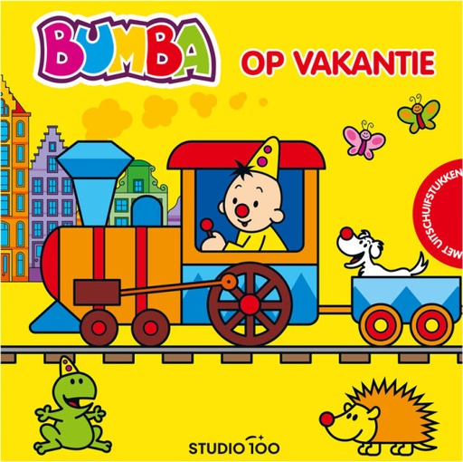 [553667] Bumba | Boek Bumba op Vakantie met Uitschuifstukken Karton 190x190mm