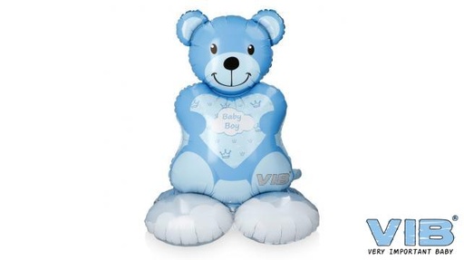 [553867] VIB | Ballon Beer Folie Baby Boy Blauw 89cm