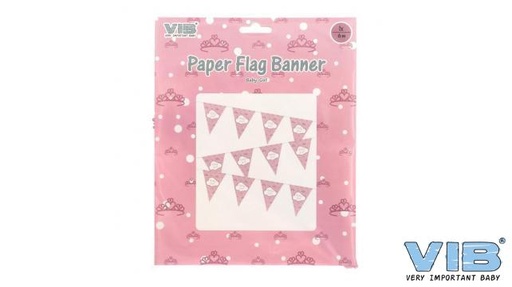 [553900] VIB | Vlaggenlijn Baby Girl Papier Roze