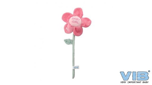 [553904] VIB | Pluche Knuffel Bloem Baby Girl Roze 55cm