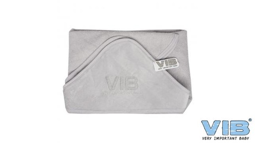 [553912] VIB | Badcape VIB Grijs/Zilver 75x75cm